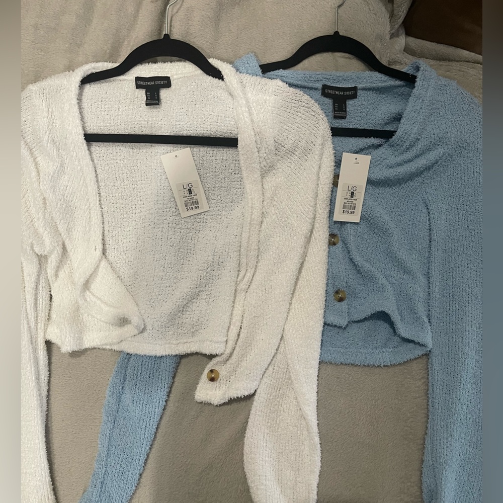 Crop cardigans